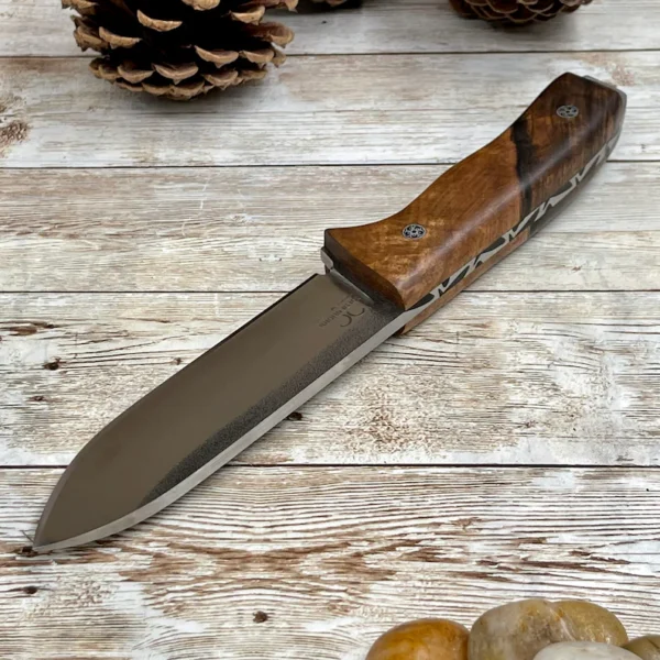 Walnut Wood Handle Knife - Image 2