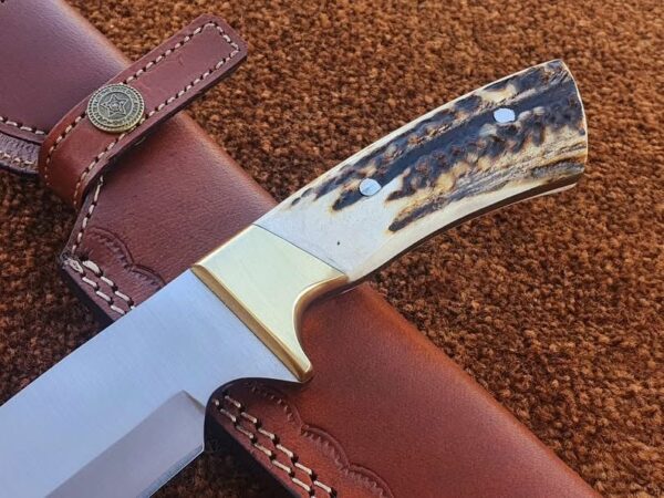 “Stag Handle Bowie Knife - Image 4