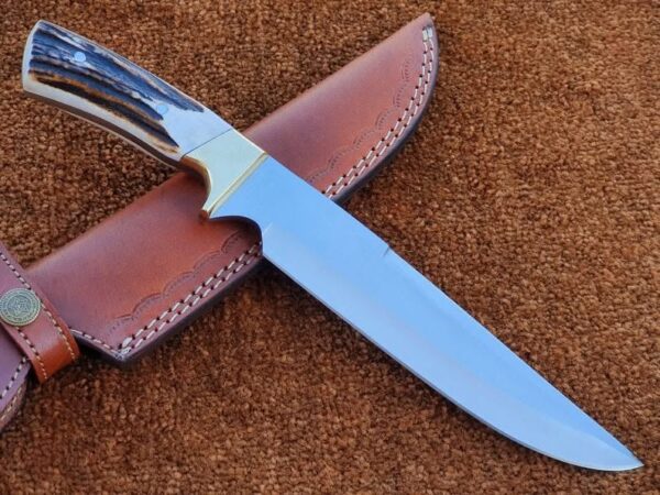 “Stag Handle Bowie Knife - Image 3