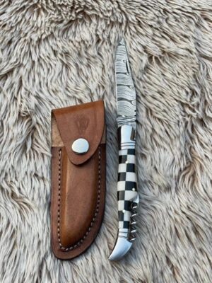 Damascus Pocket Knife