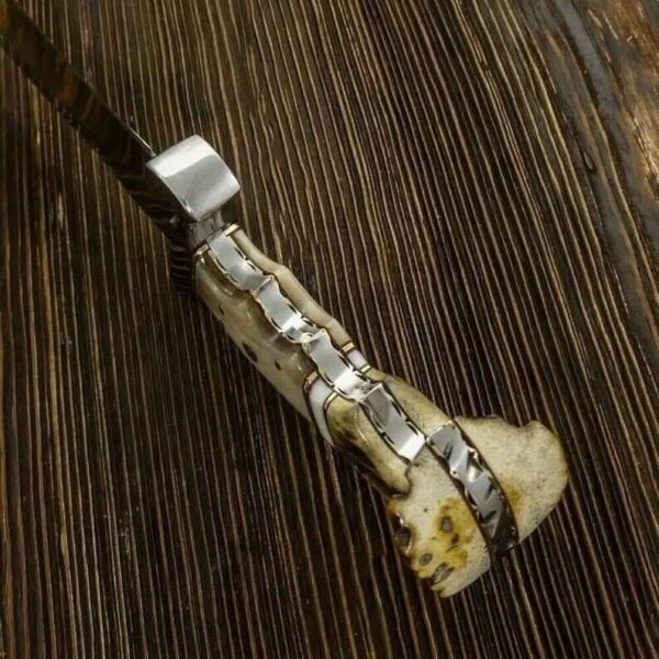 Handmade Hunting Bowie Knife with Stag Handle – 14 Inch - Image 3