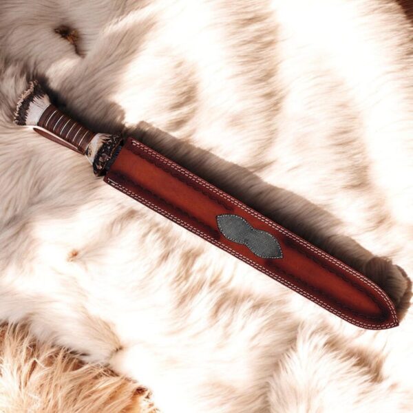 Damascus Viking Sword - Image 7