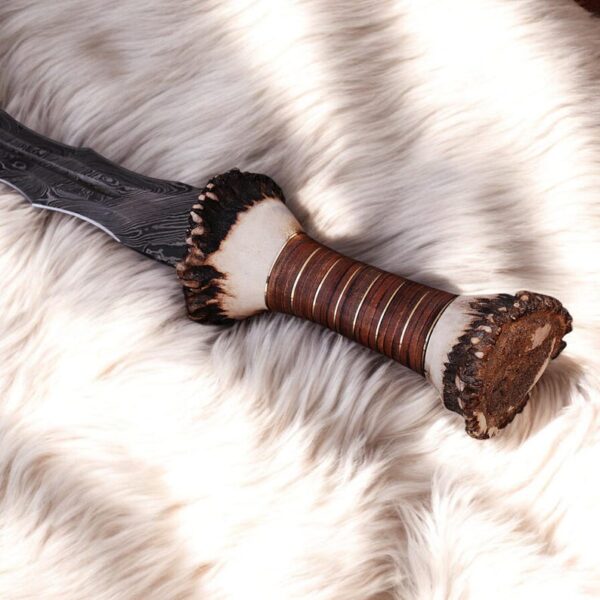 Damascus Viking Sword - Image 3